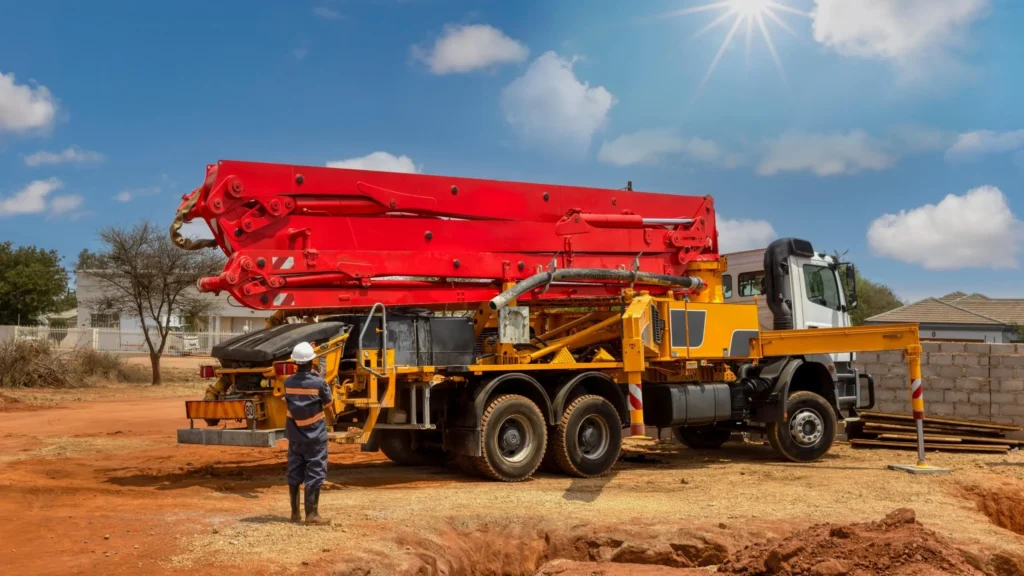 Pompa Beton Standar untuk Proyek Menengah